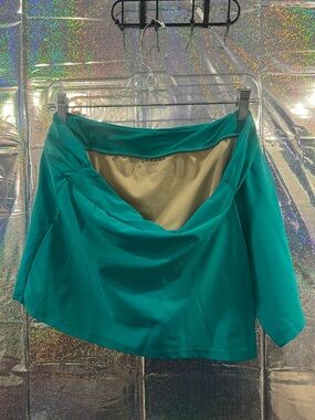Cabana Life Teal Swim Skort Size L | Skirt Built-In Shorts Bathing Suit